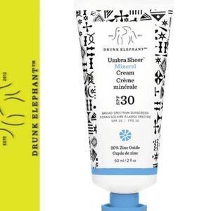 Drunk Elephant Umbra Sheer Mineral Cream SPF 30 Broad Spectrum Sunscreen